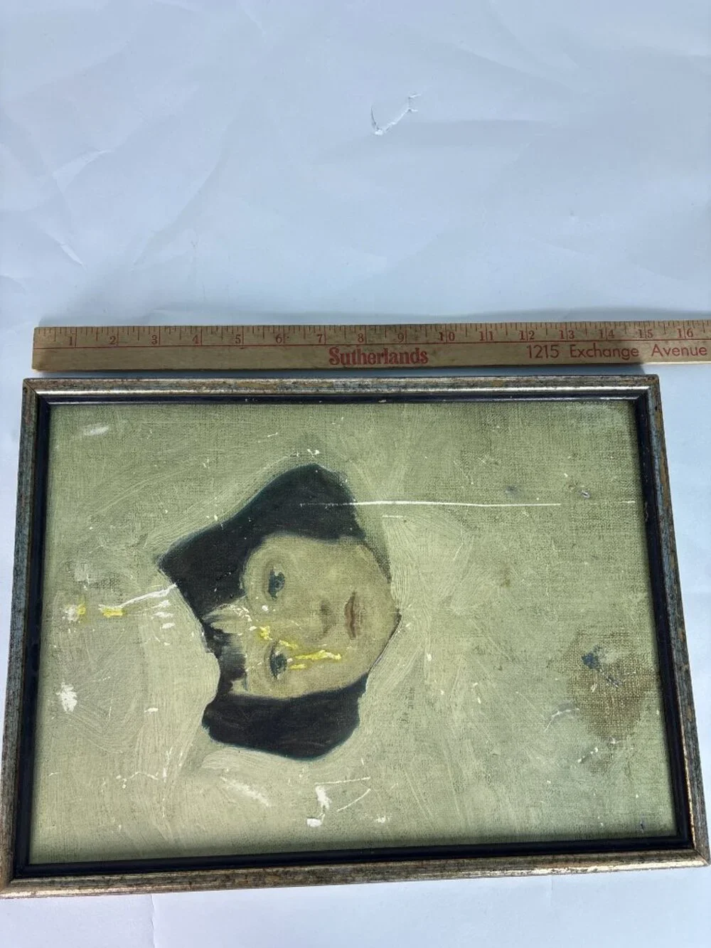 Vintage James Abbott McNeill Whistler Little Girl in White Framed Art Print